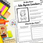 Ada Byron Lovelace worksheets interactive worksheet