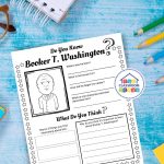 Booker T. Washington worksheets free