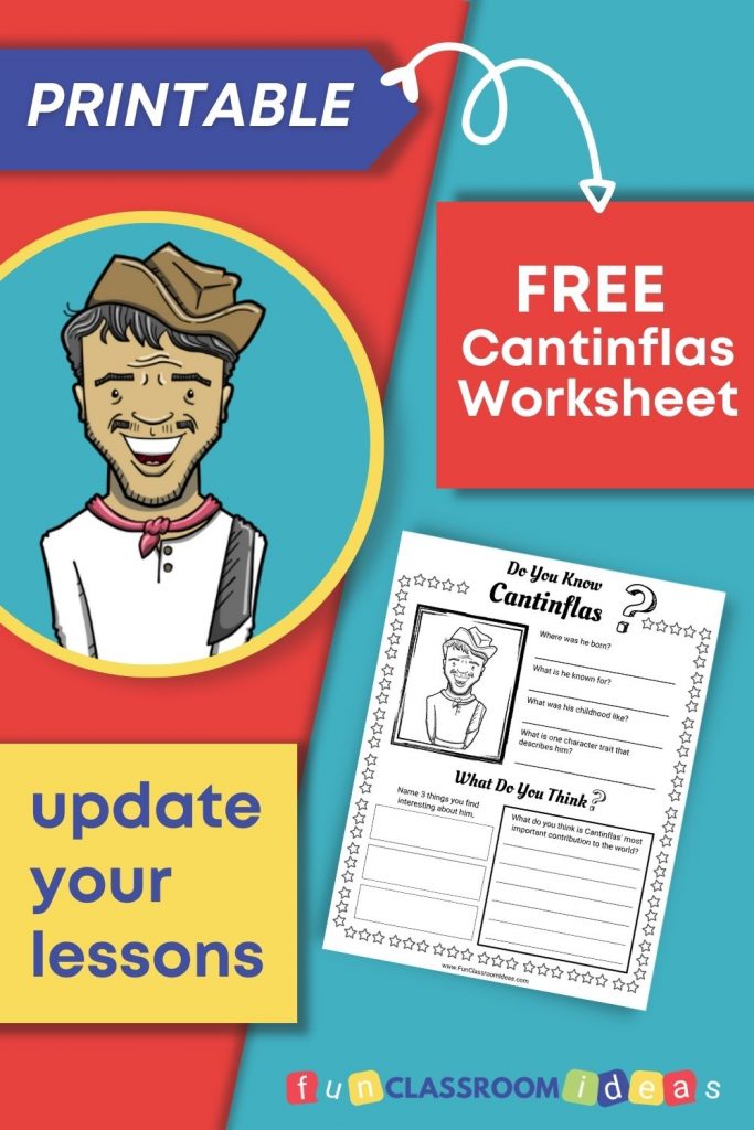 Cantinflas printable worksheets