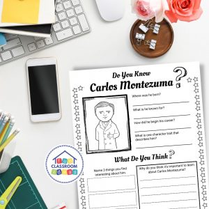 Free Carlos Montezuma Worksheet - Level-Up Your Worksheets