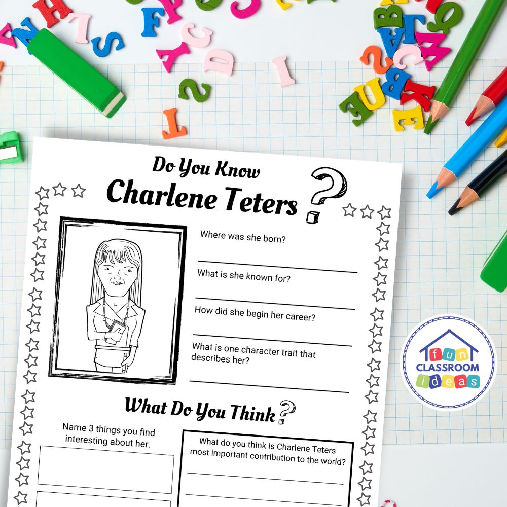 Charlene Teters free coloring worksheets