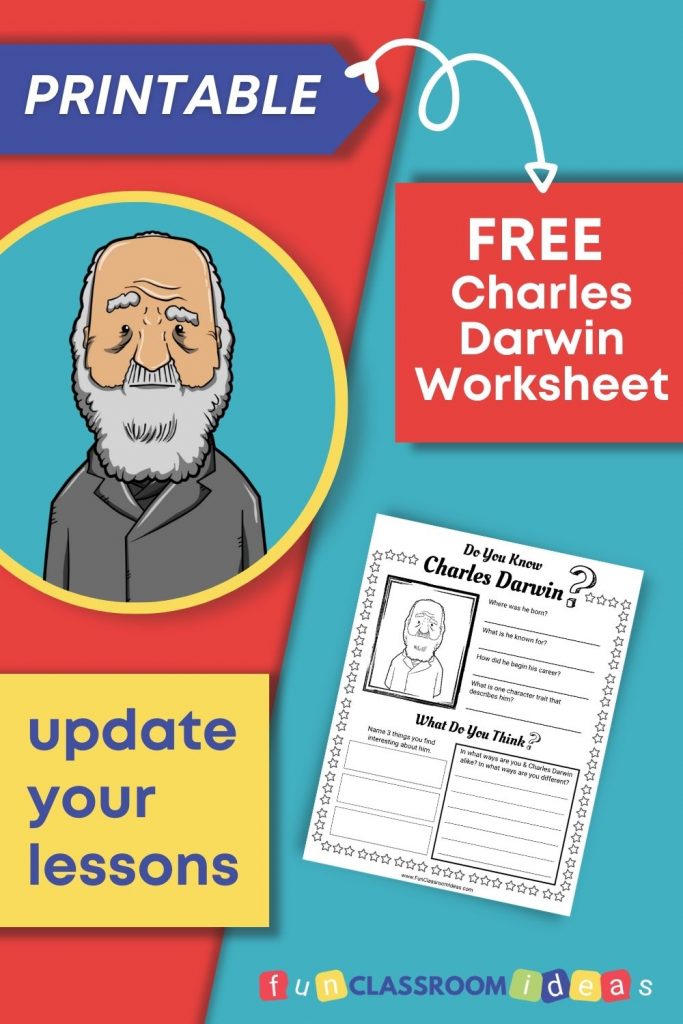 Charles Darwin printable worksheets