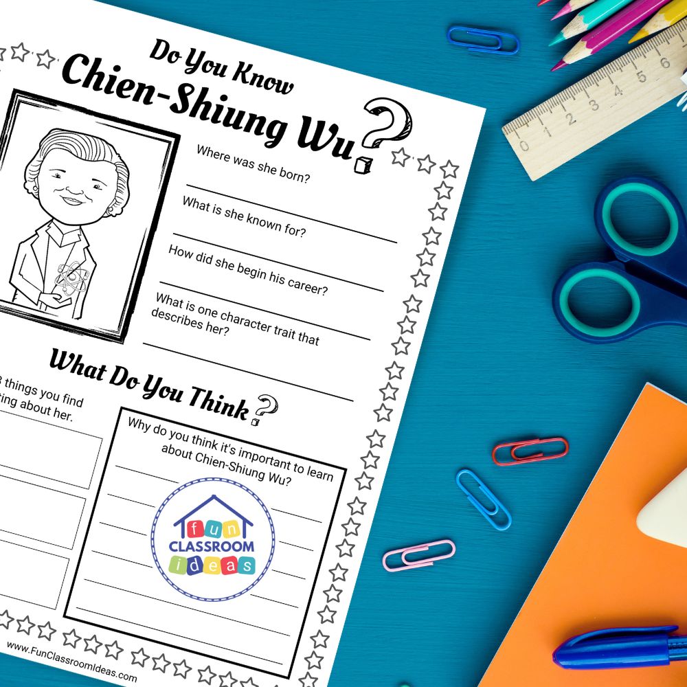 Chien-Shiung Wu worksheets printable
