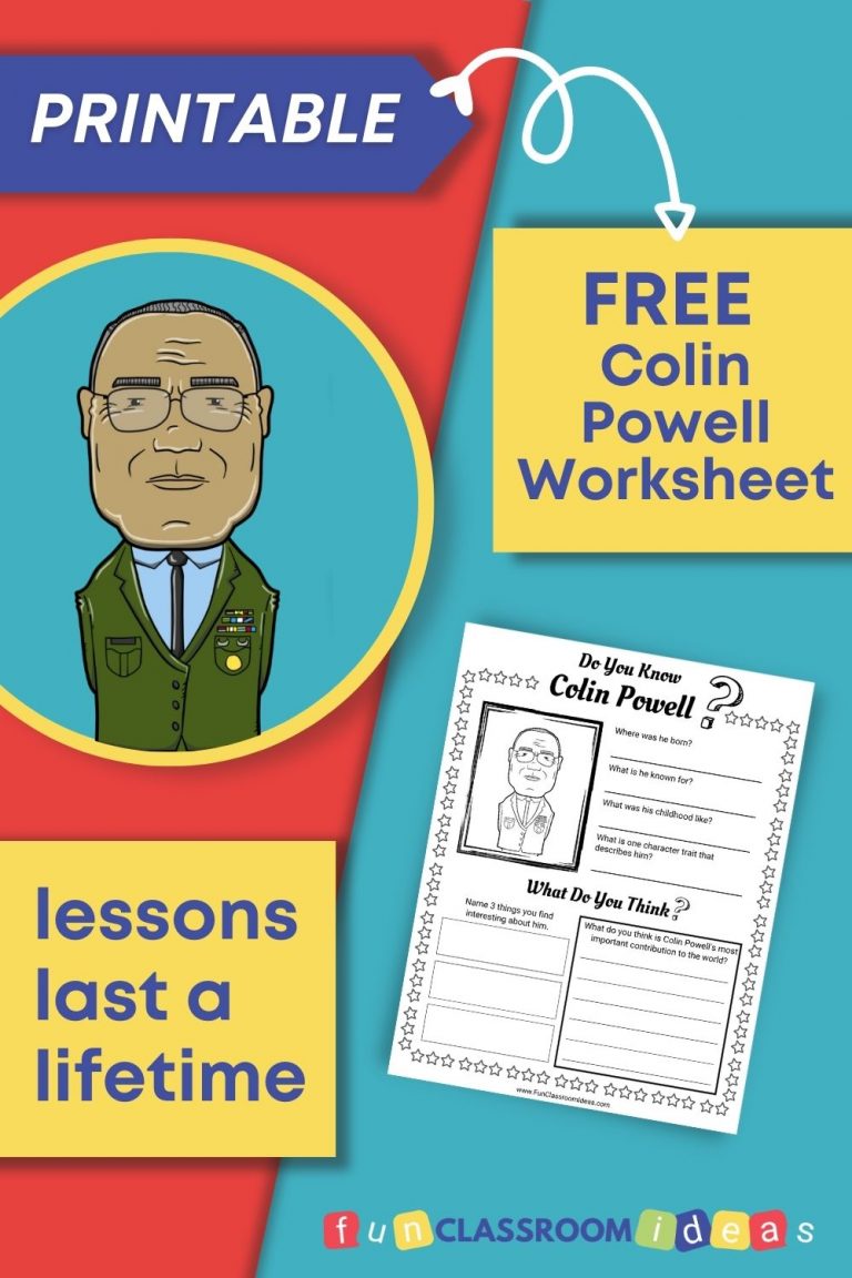 Free Colin Powell Worksheet - Level-Up Your Worksheets