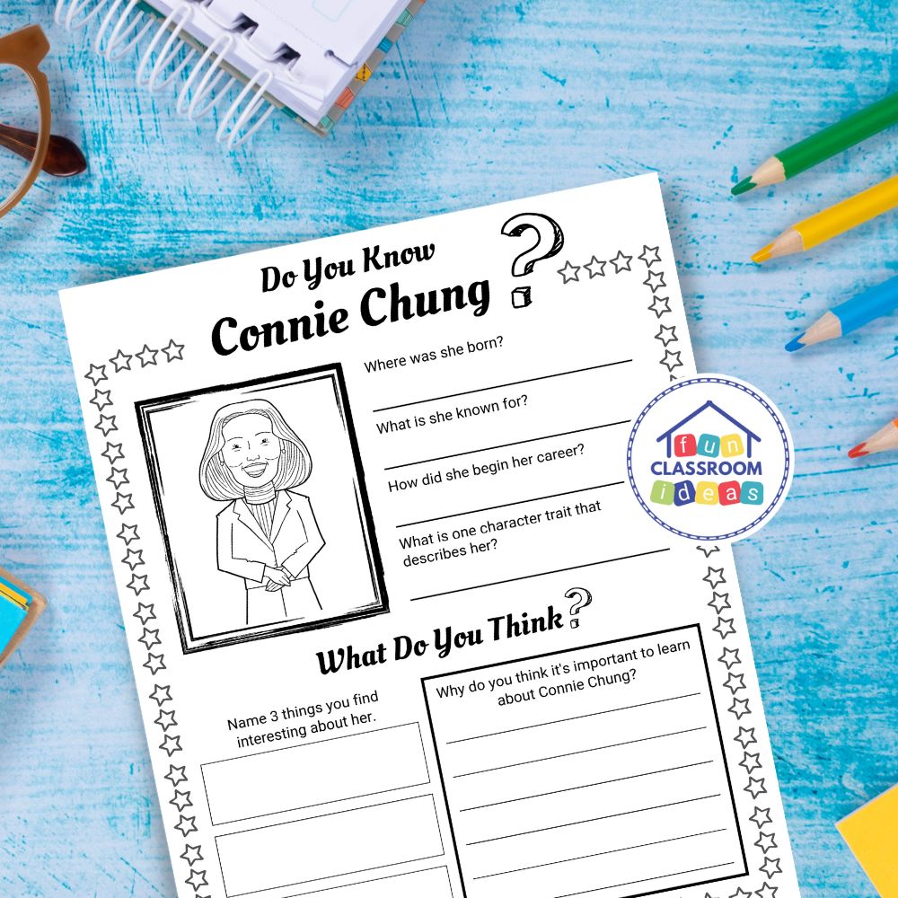Connie Chung worksheets free