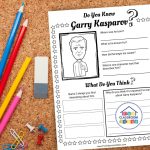 Garry Kasparov worksheets coloring page