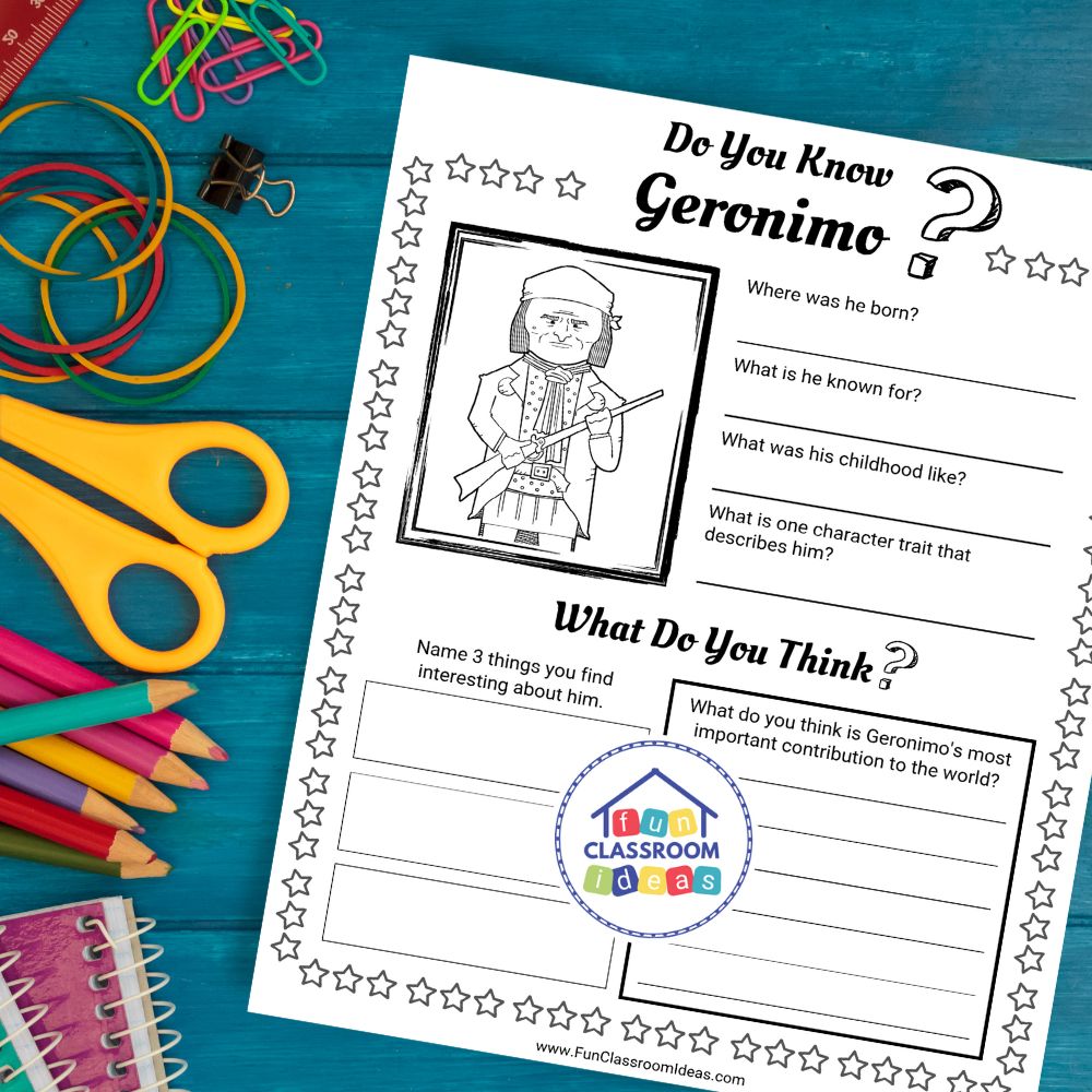 Geronimo free handouts
