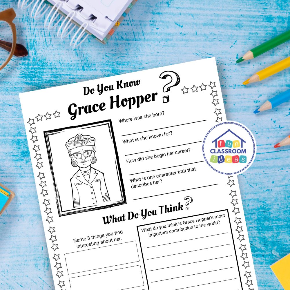 Grace Hopper worksheets free