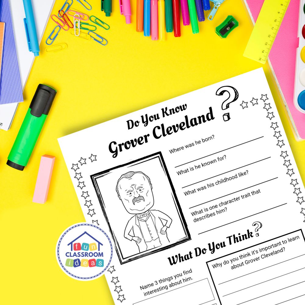 Grover Cleveland handout free