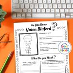 Guion Bluford worksheets coloring page
