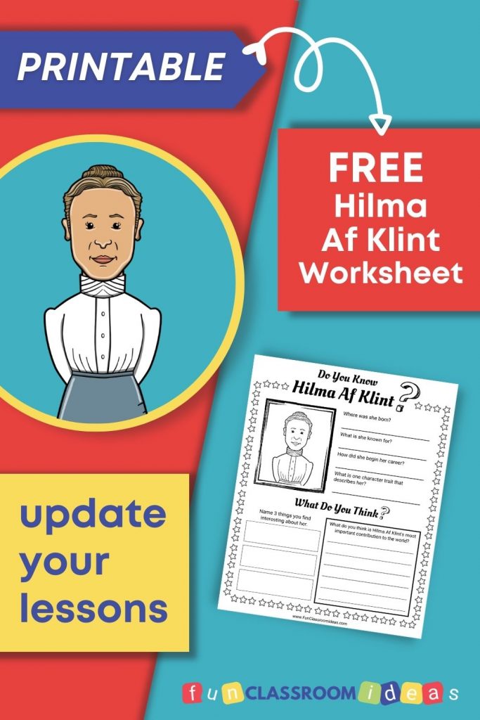 Hilma Af Klint printable worksheets