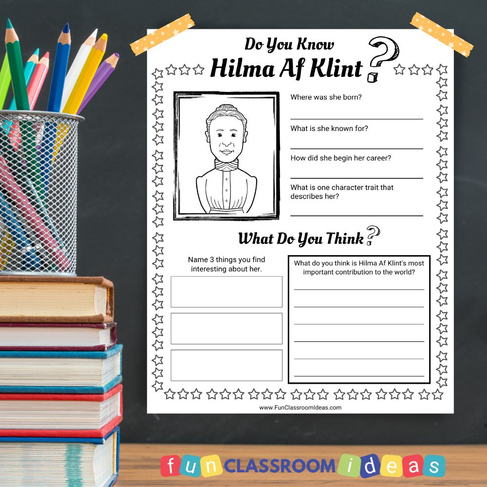 Hilma Af Klint worksheets
