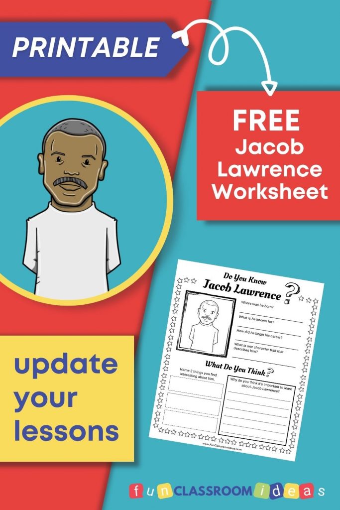Jacob Lawrence printable worksheets
