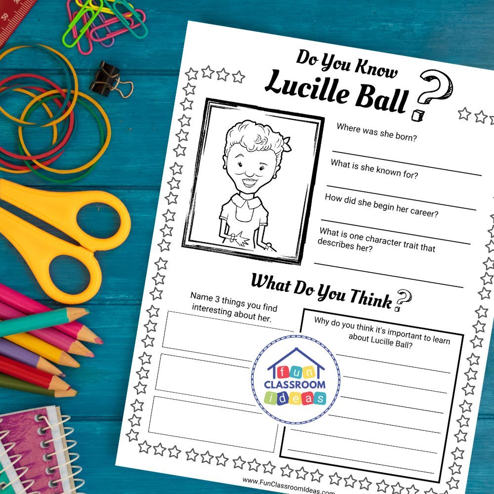 Lucille Ball free handouts