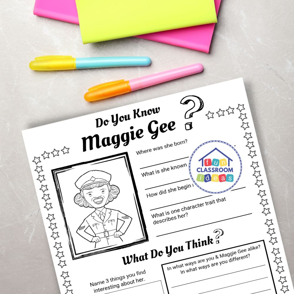 Maggie Gee free coloring pages