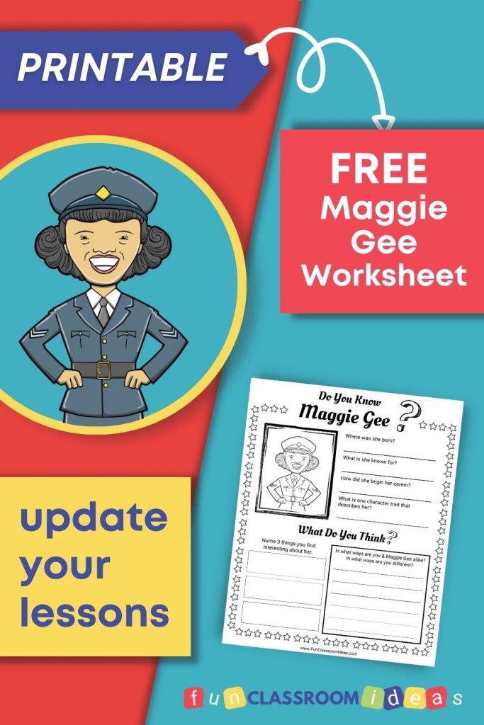 Maggie Gee printable worksheets