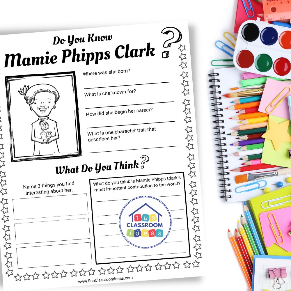 Mamie Phipps Clark worksheet