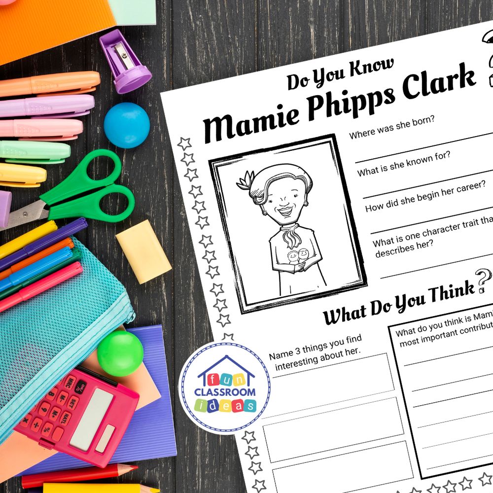 Mamie Phipps Clark worksheets lesson