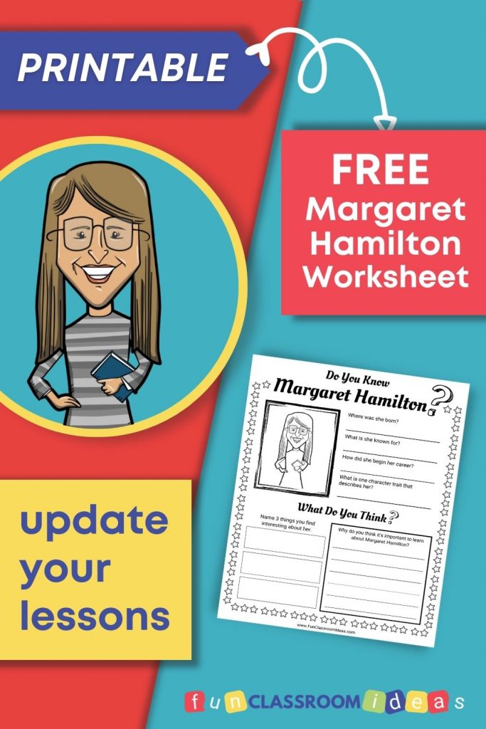Margaret Hamilton printable worksheets