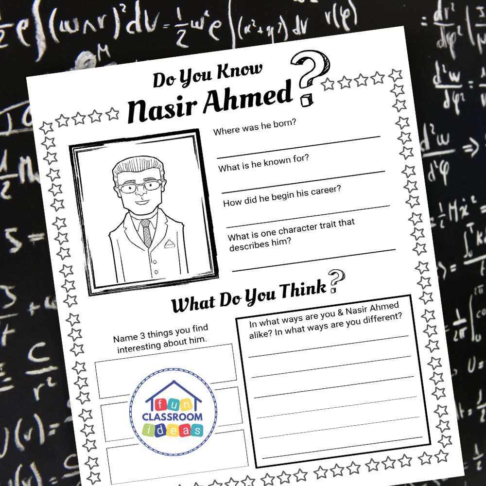 Nasir Ahmed worksheets lesson