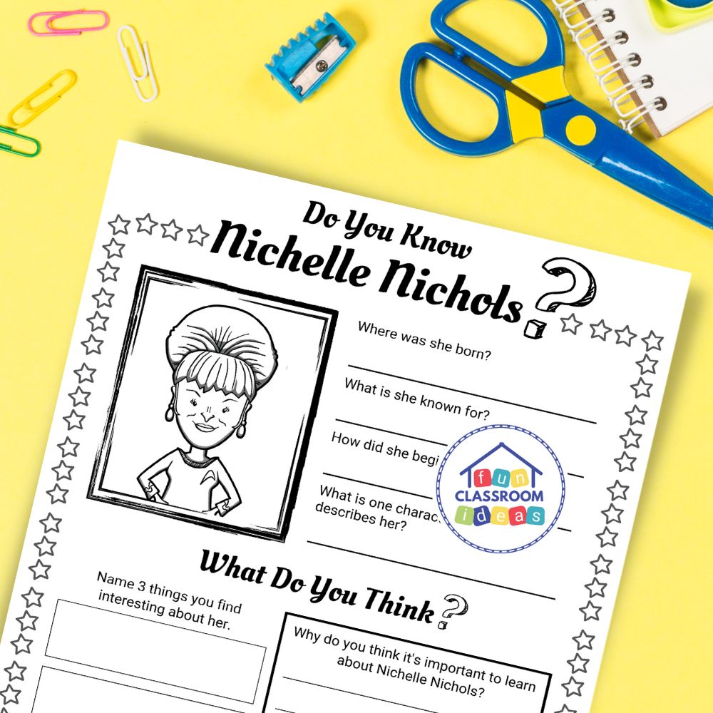 Nichelle Nichols coloring page