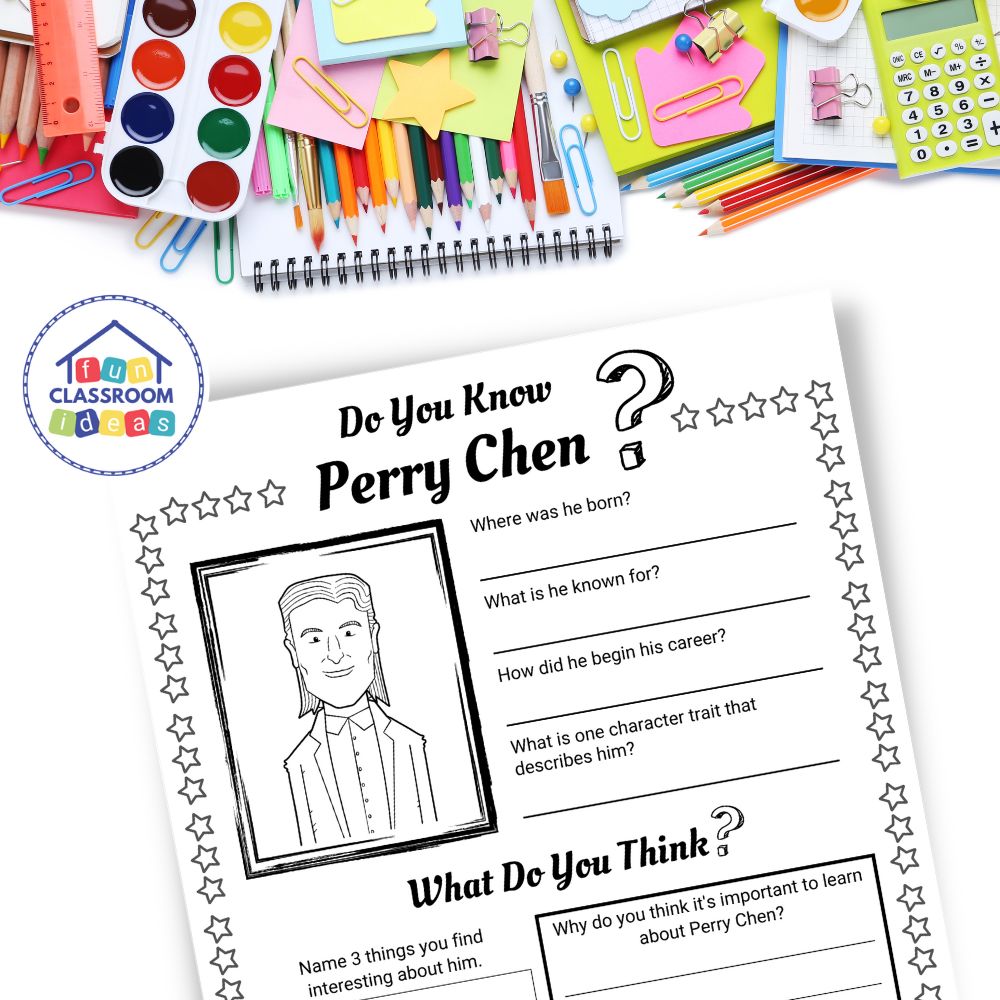 Perry Chen free coloring worksheets