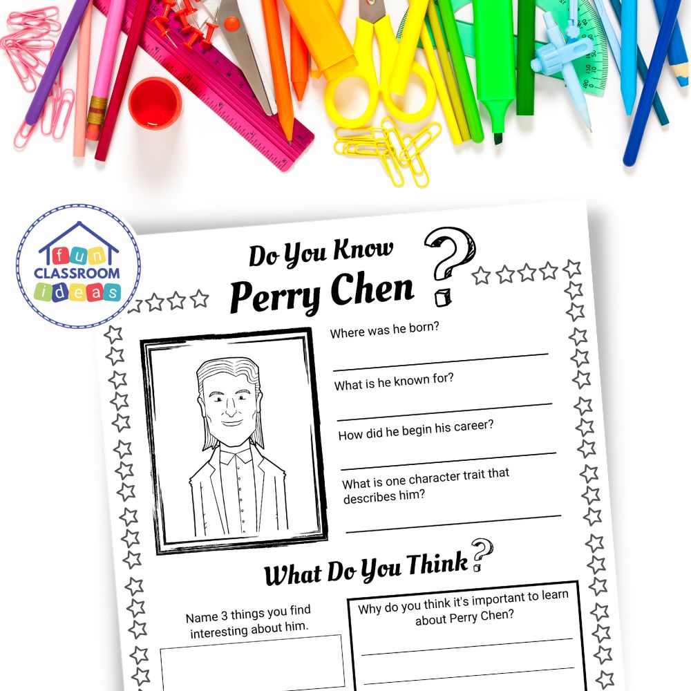 Perry Chen worksheet biography