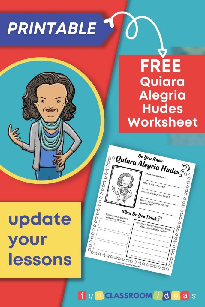 Quiara Alegria Hudes printable worksheets