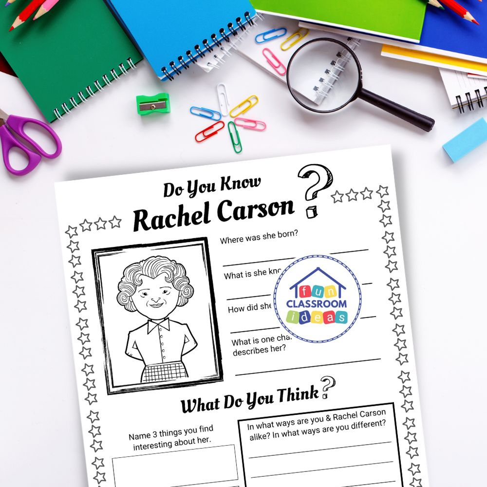 Rachel Carson worksheet elementary