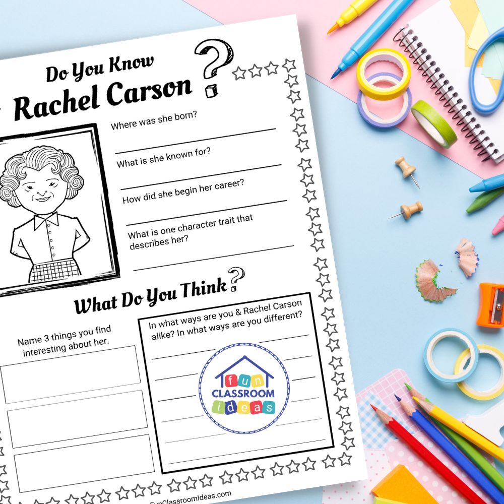 Rachel Carson worksheet pdf