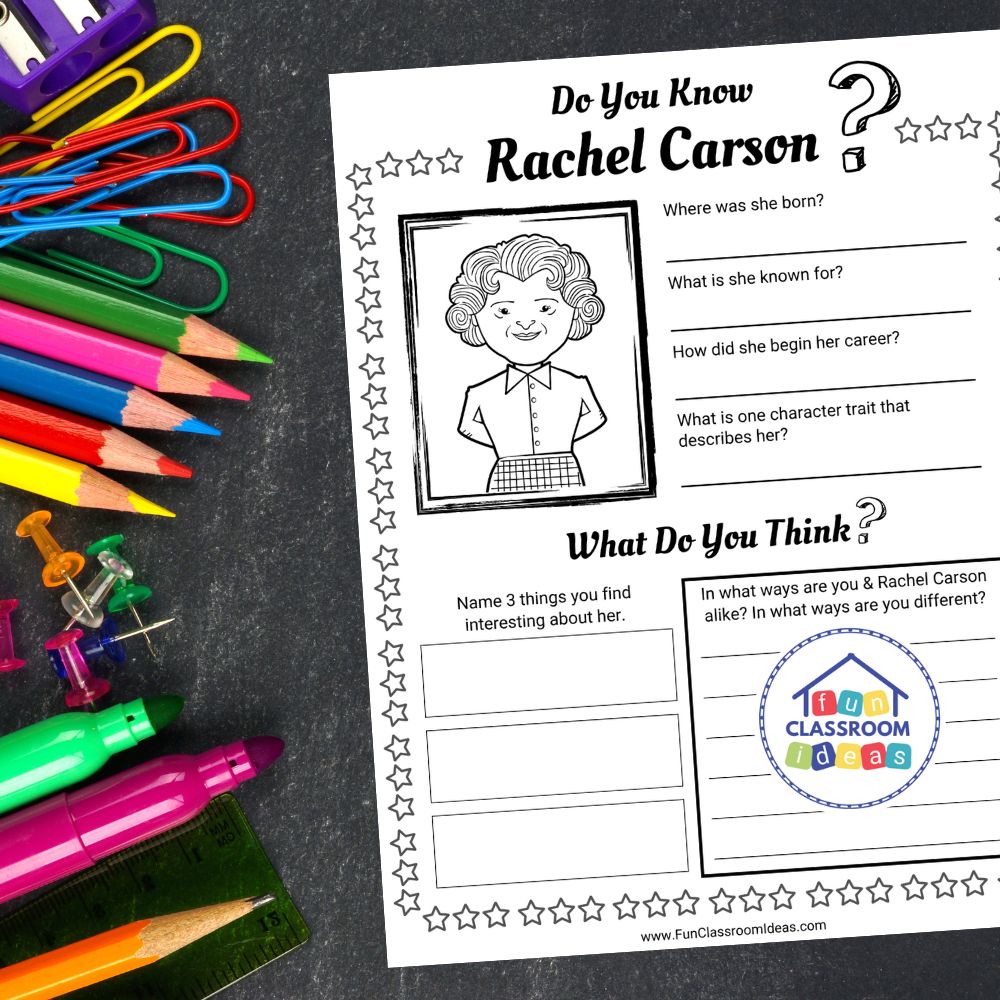 Rachel Carson worksheets pdf