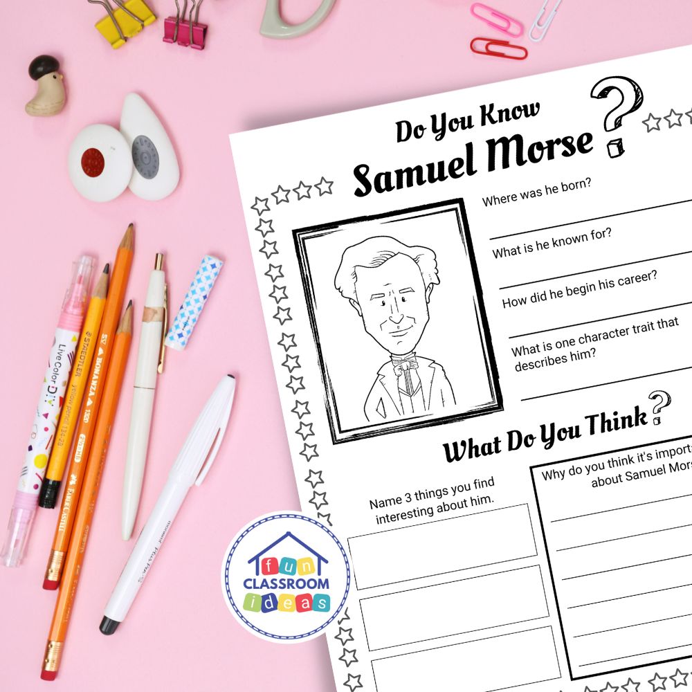 Samuel Morse worksheets lesson