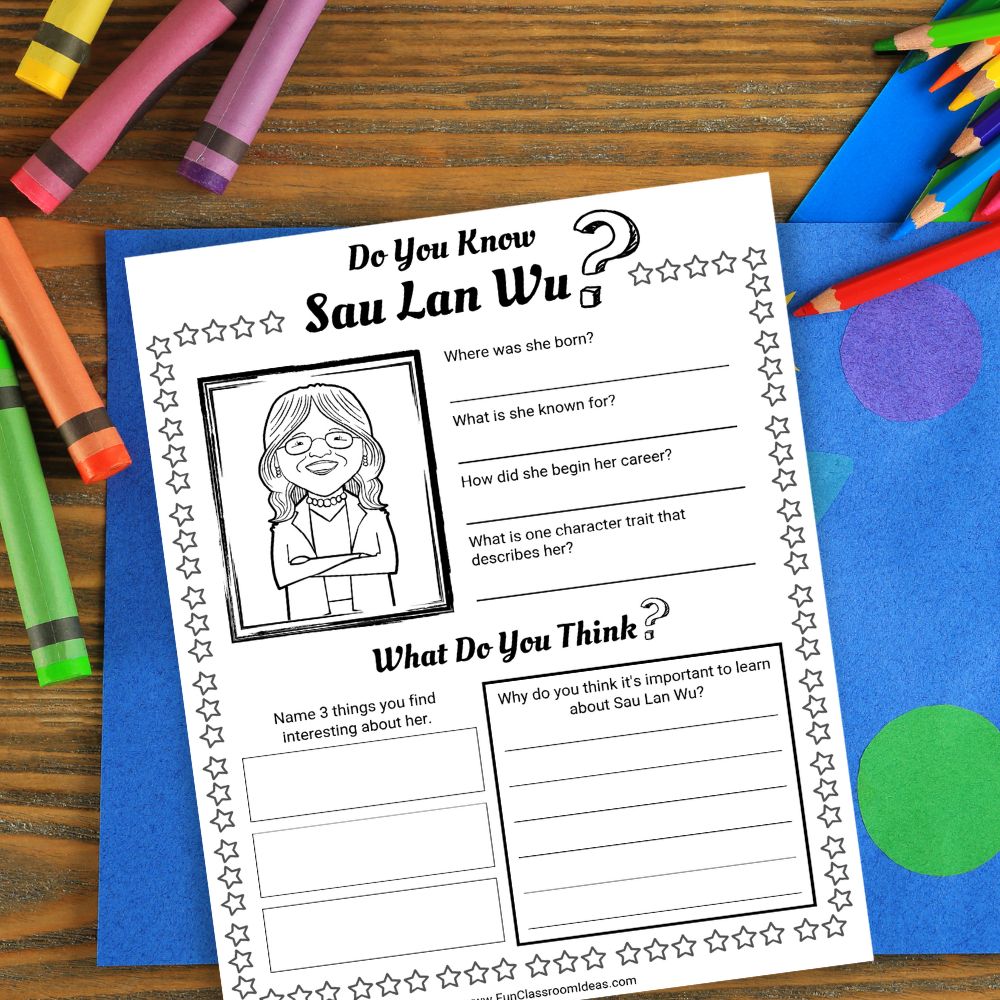 Sau Lan Wu coloring worksheet