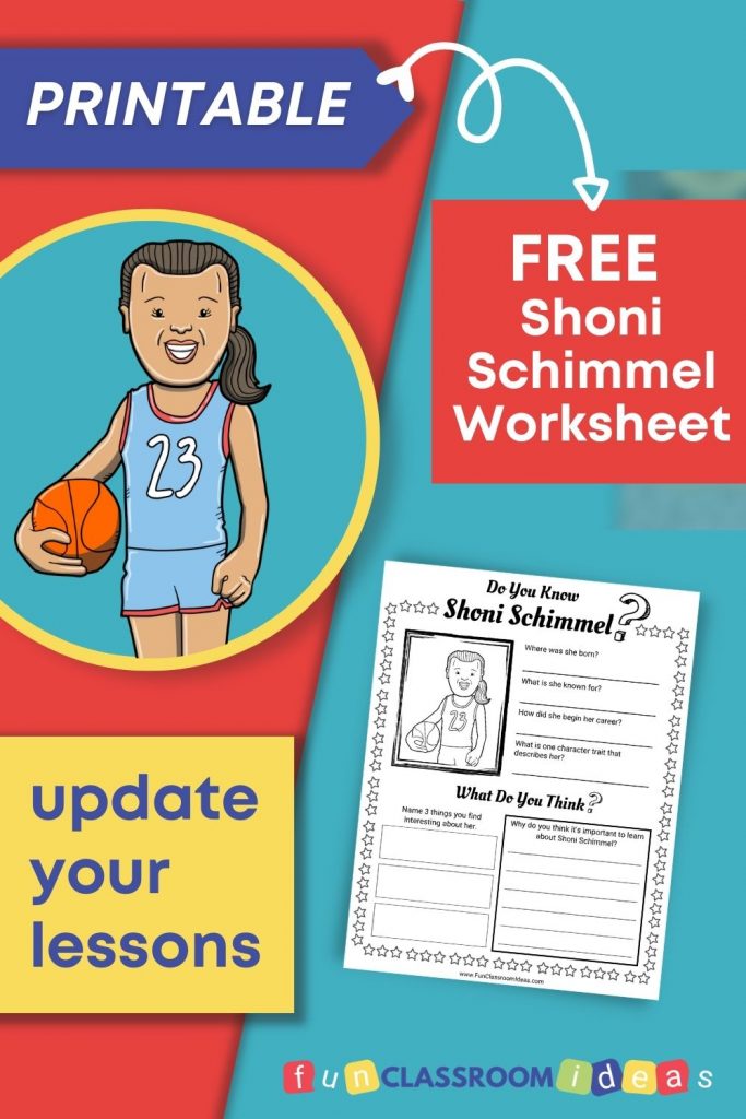 Shoni Schimmel printable worksheets