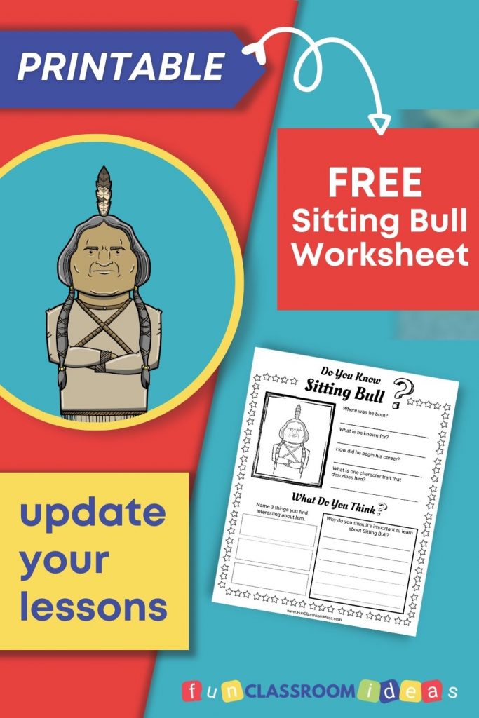 Sitting Bull printable worksheets