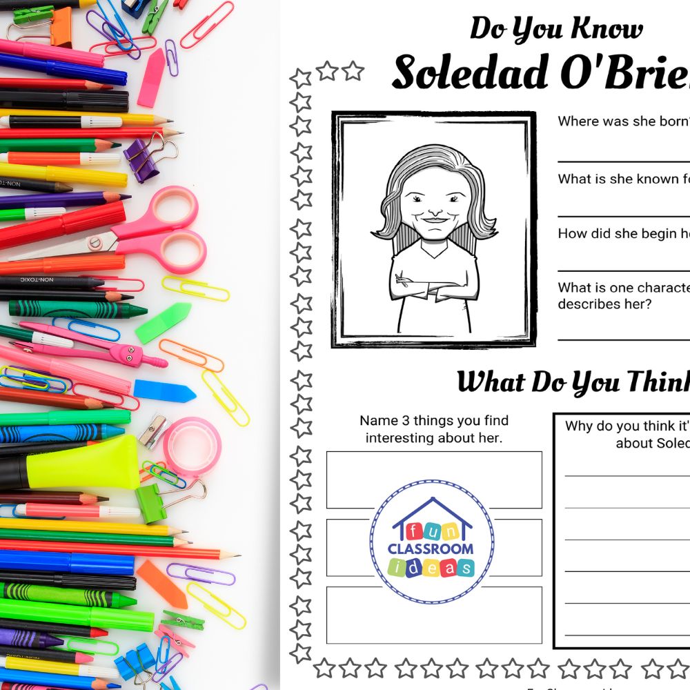Soledad O_Brien free worksheet