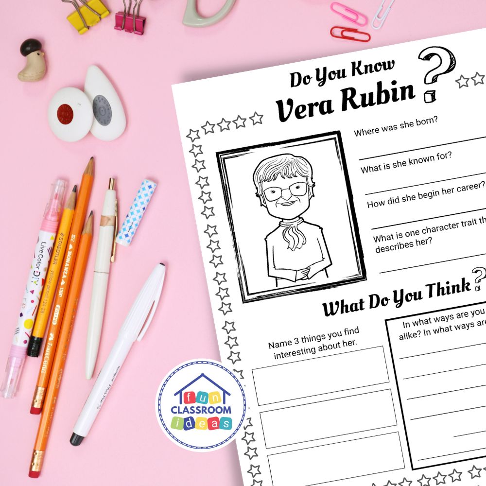 Vera Rubin worksheets lesson