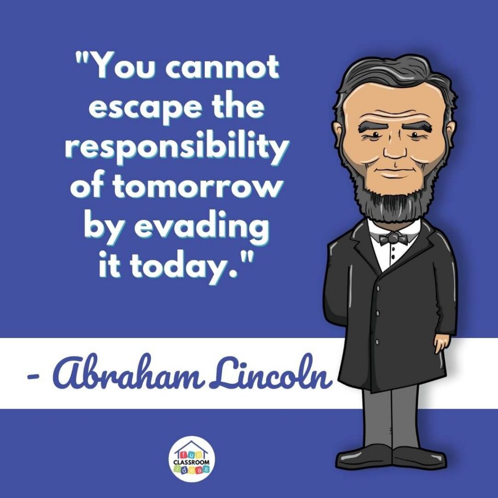 abraham lincoln quotes responsibility