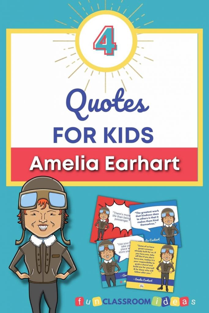 amelia earhart quotes for kids