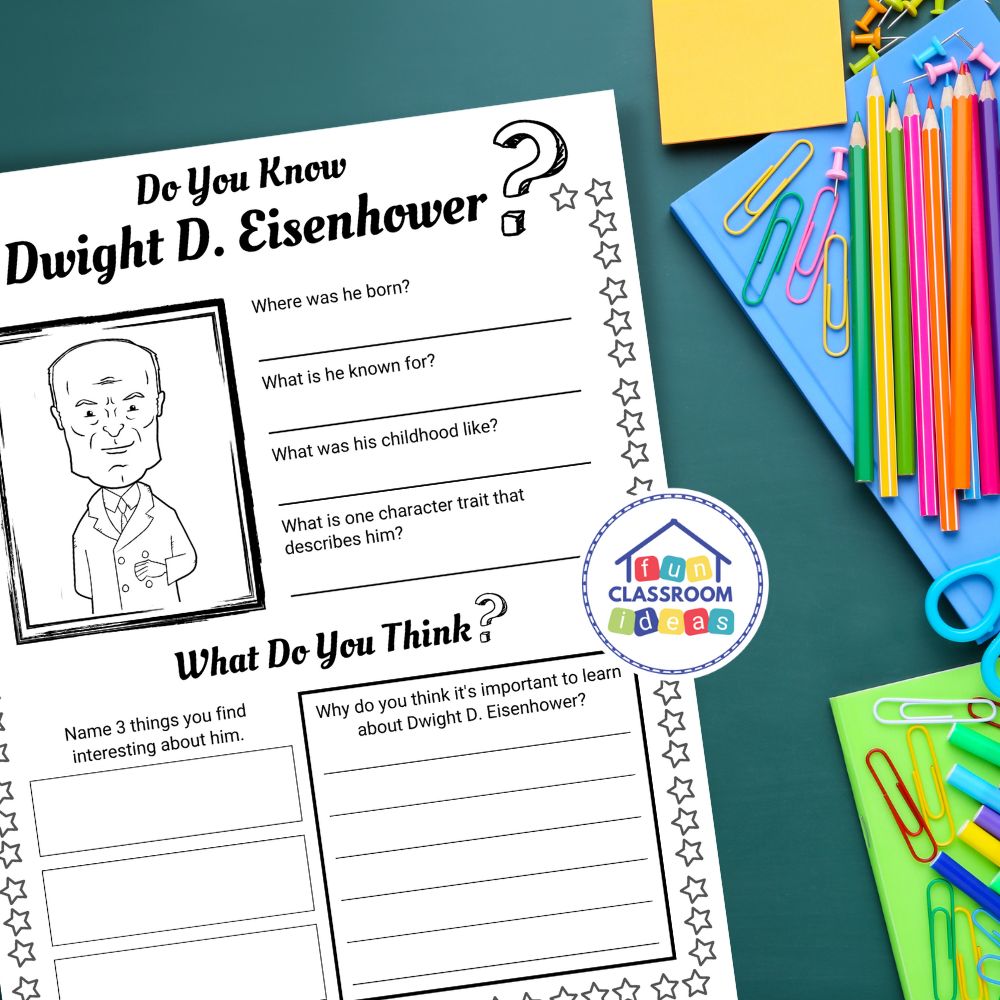 free Dwight D. Eisenhower worksheets pdf