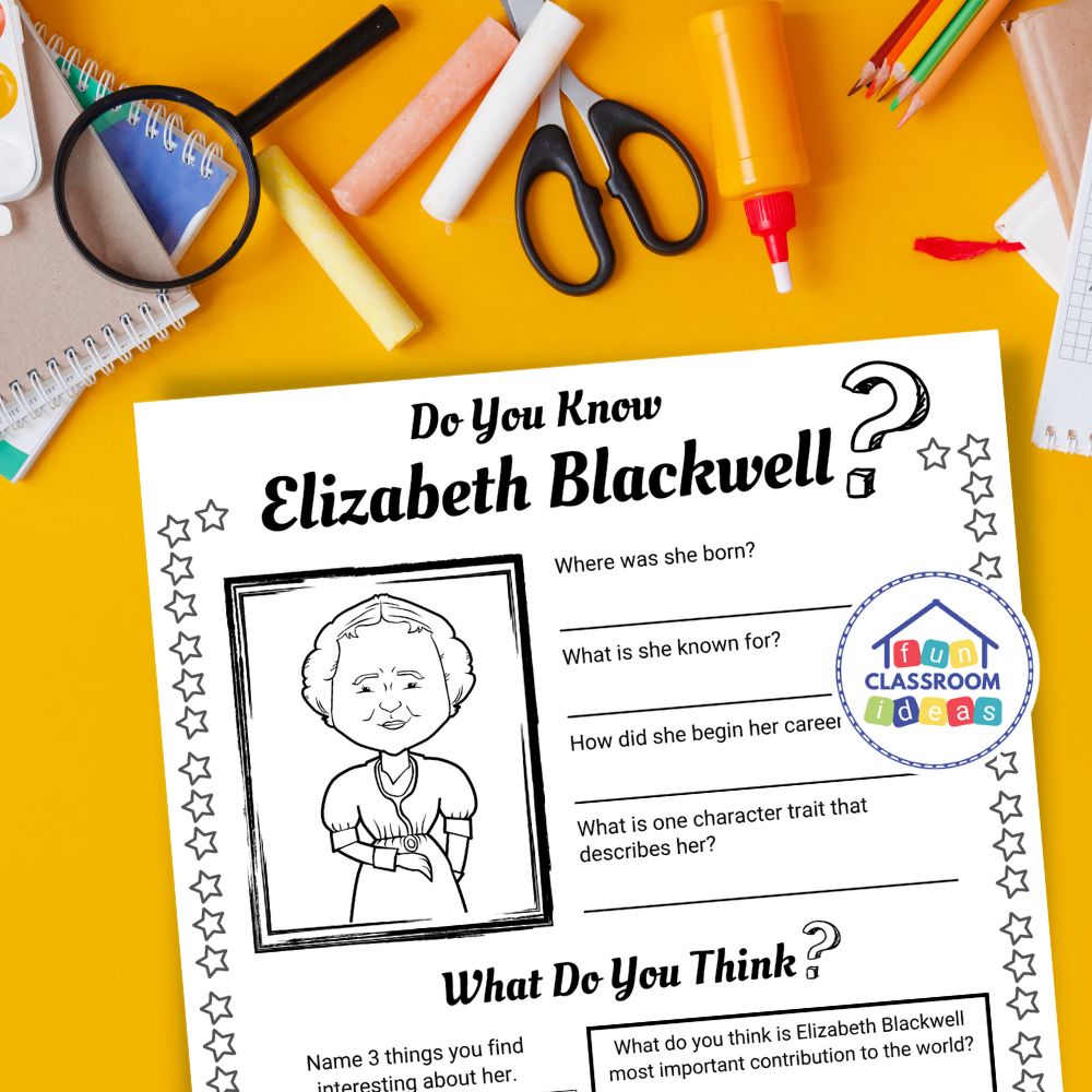 Free Elizabeth Blackwell Worksheet