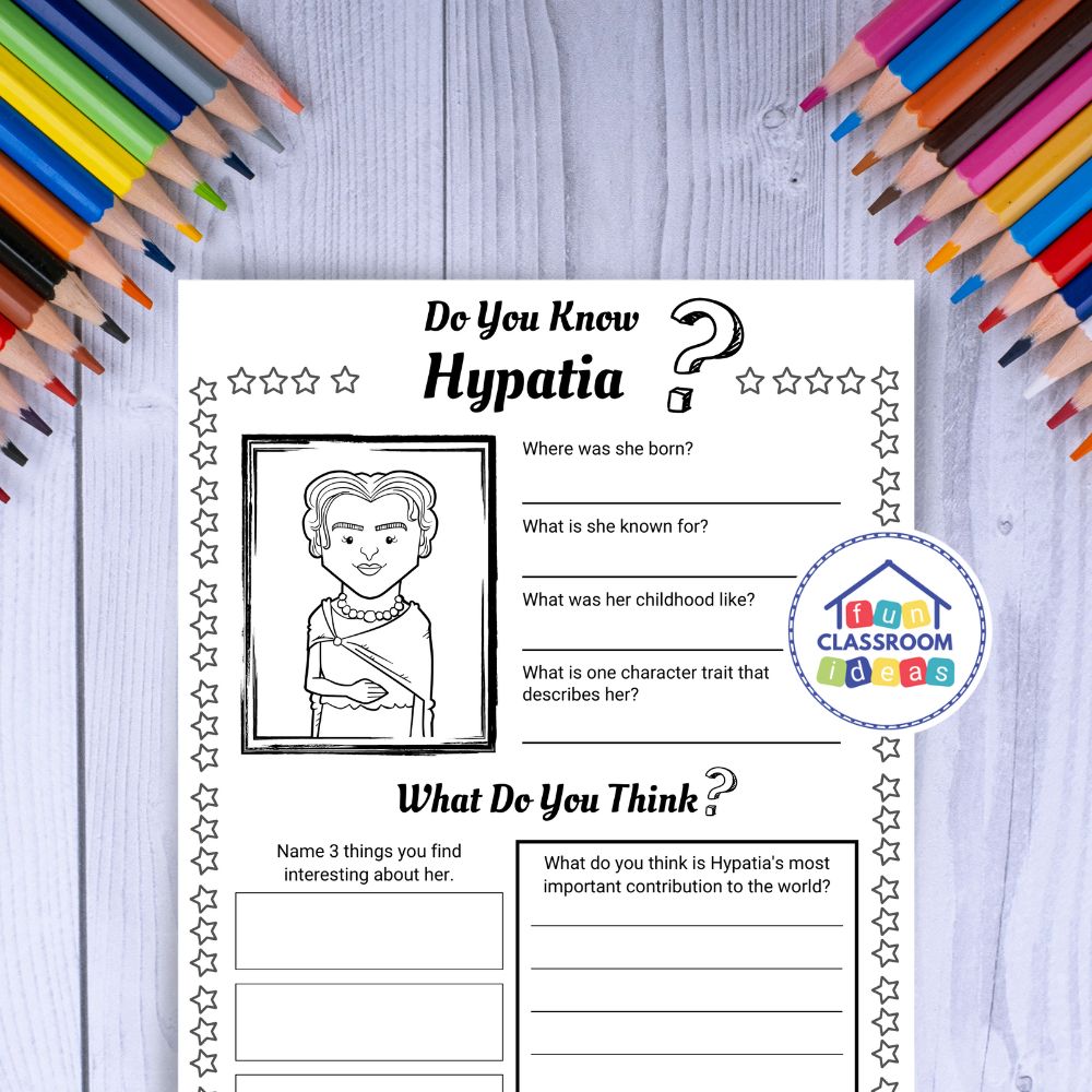 Free Hypatia Worksheet