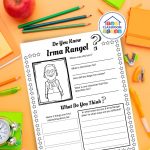 free Irma Rangel worksheet
