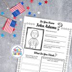 free John Adams worksheet