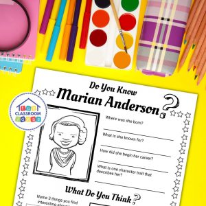 Free Marian Anderson Worksheet - Level-Up Your Worksheets