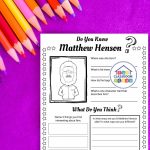 free Matthew Henson worksheet